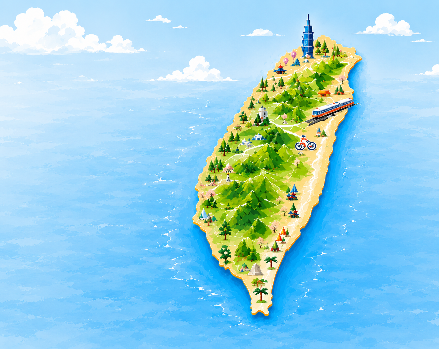 台灣合作旅宿分布地圖